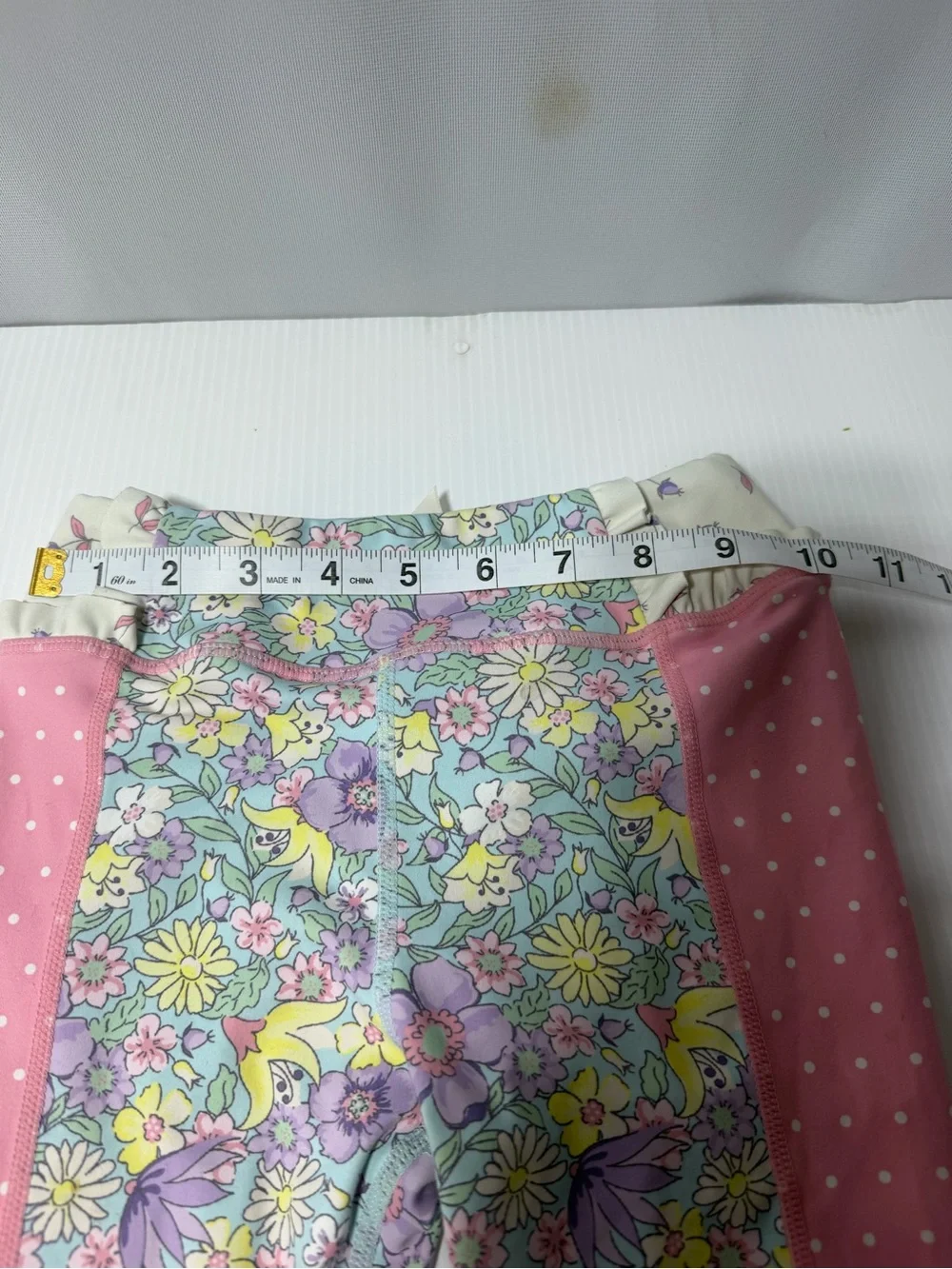 Matilda Jane Floral Activewear Set Girls Size 6 Pink Polka Dot